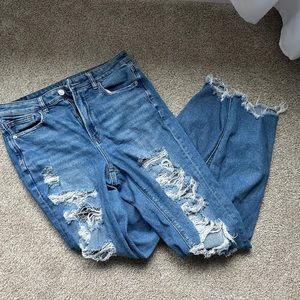 American Eagle mom jeans size 8 x-long